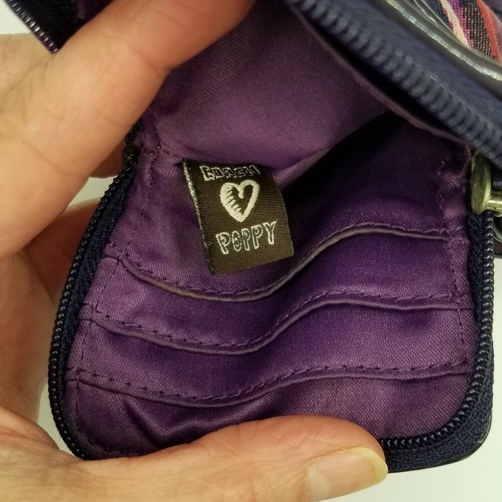 Coach - "Poppy" Purple Tartan Wristlet (Retired) - EUC - Picture 7 of 16